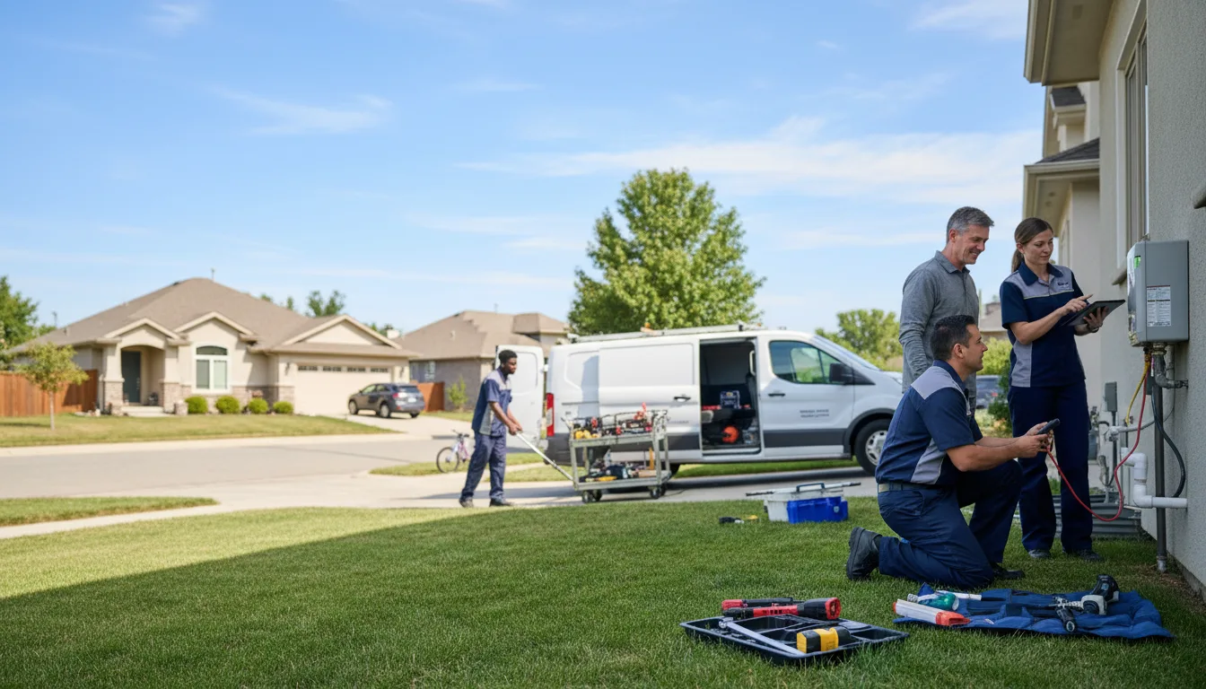 Tankless water heater service in Riverbank, CA